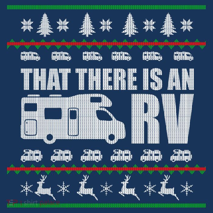 That There Is An RV Ugly Christmas Visor