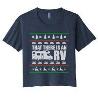 That There Is An RV Ugly Christmas Crop Top