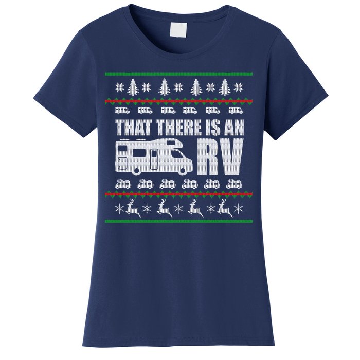 That There Is An RV Ugly Christmas Women's T-Shirt