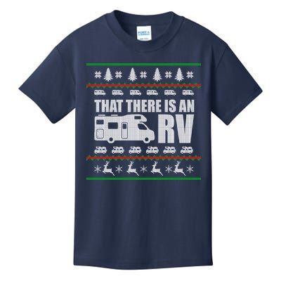 That There Is An RV Ugly Christmas Kids T-Shirt