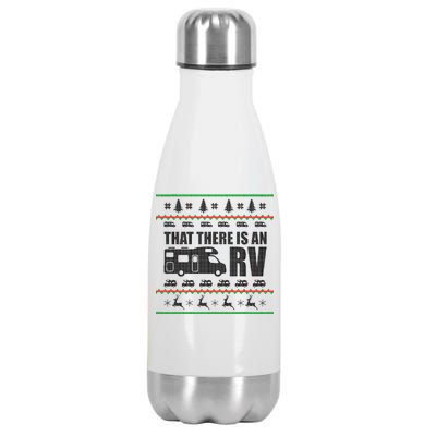 That There Is An RV Ugly Christmas Stainless Steel Insulated Water Bottle