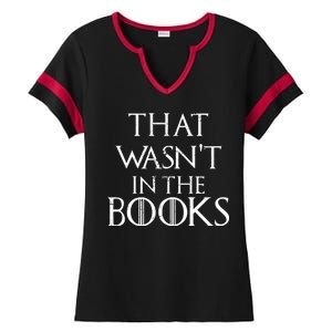 That Wasn't In The Books Ladies Halftime Notch Neck Tee