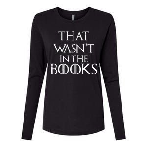 That Wasn't In The Books Womens Cotton Relaxed Long Sleeve T-Shirt