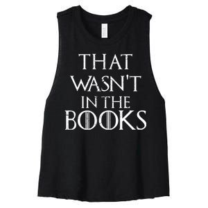 That Wasn't In The Books Women's Racerback Cropped Tank