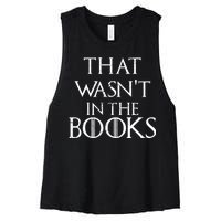 That Wasn't In The Books Women's Racerback Cropped Tank