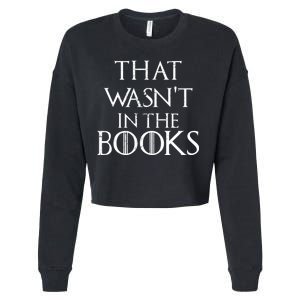 That Wasn't In The Books Cropped Pullover Crew