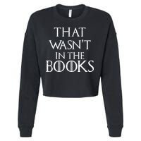 That Wasn't In The Books Cropped Pullover Crew