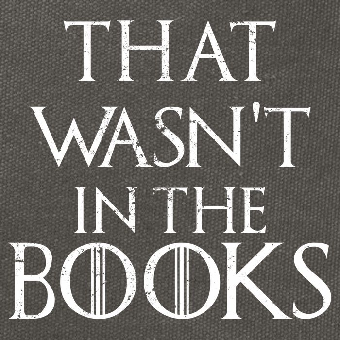 That Wasn't In The Books Cotton Canvas Backpack