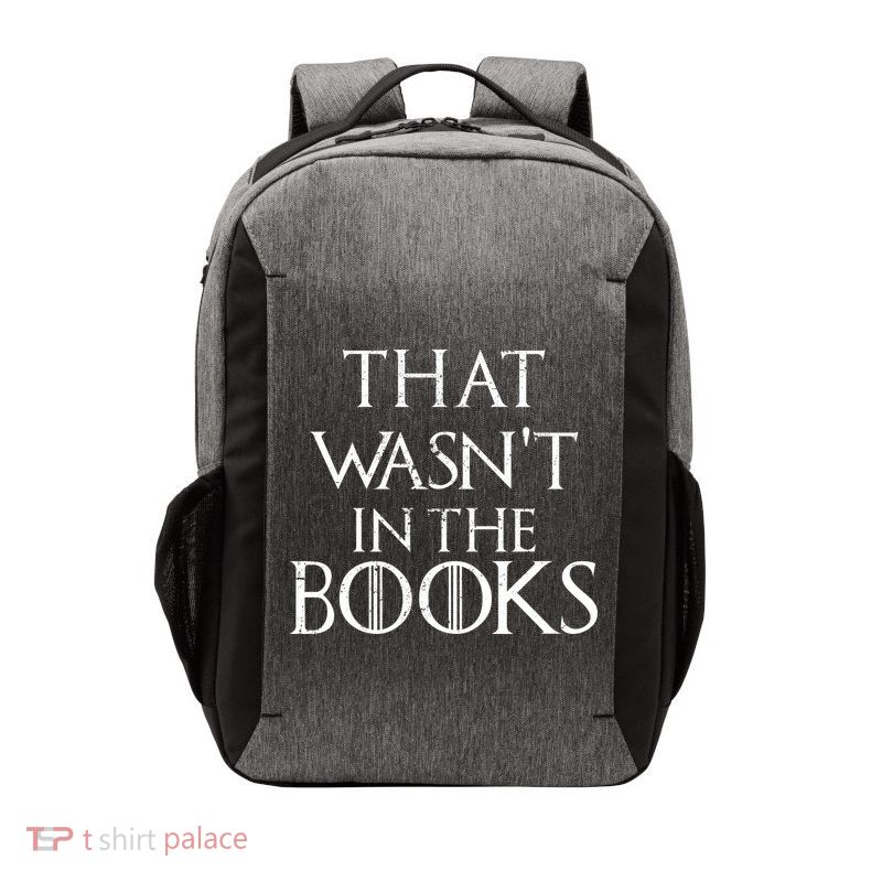 That Wasn't In The Books Vector Backpack