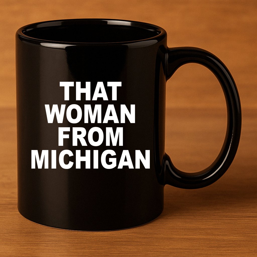 That Woman From Michigan 11oz C Handle Ceramic Mug