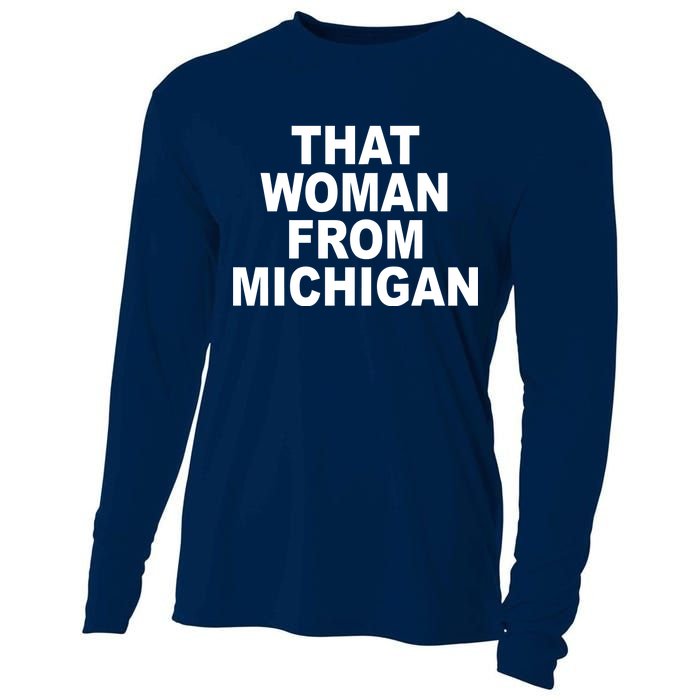 That Woman From Michigan Cooling Performance Long Sleeve Crew