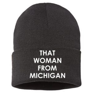 That Woman From Michigan Governor Whitmer Sustainable Knit Beanie