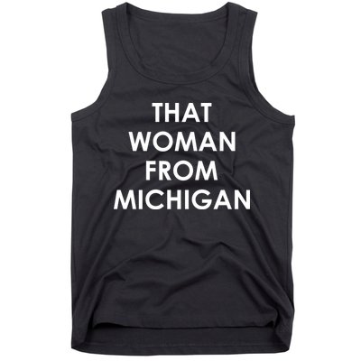That Woman From Michigan Governor Whitmer Tank Top