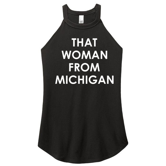 That Woman From Michigan Governor Whitmer Women's Perfect Tri Rocker Tank