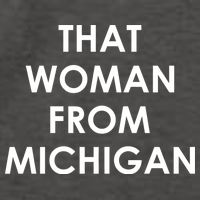 That Woman From Michigan Governor Whitmer Vector Backpack