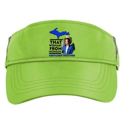 That Woman From Michigan Gretchen Whitmer Adult Drive Performance Visor