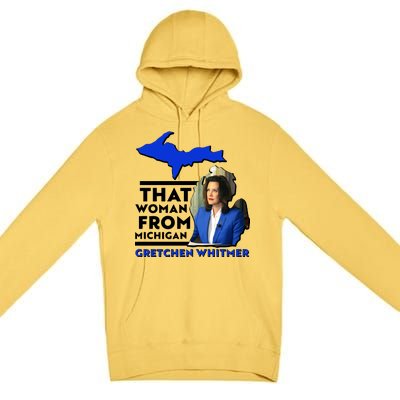 That Woman From Michigan Gretchen Whitmer Premium Pullover Hoodie