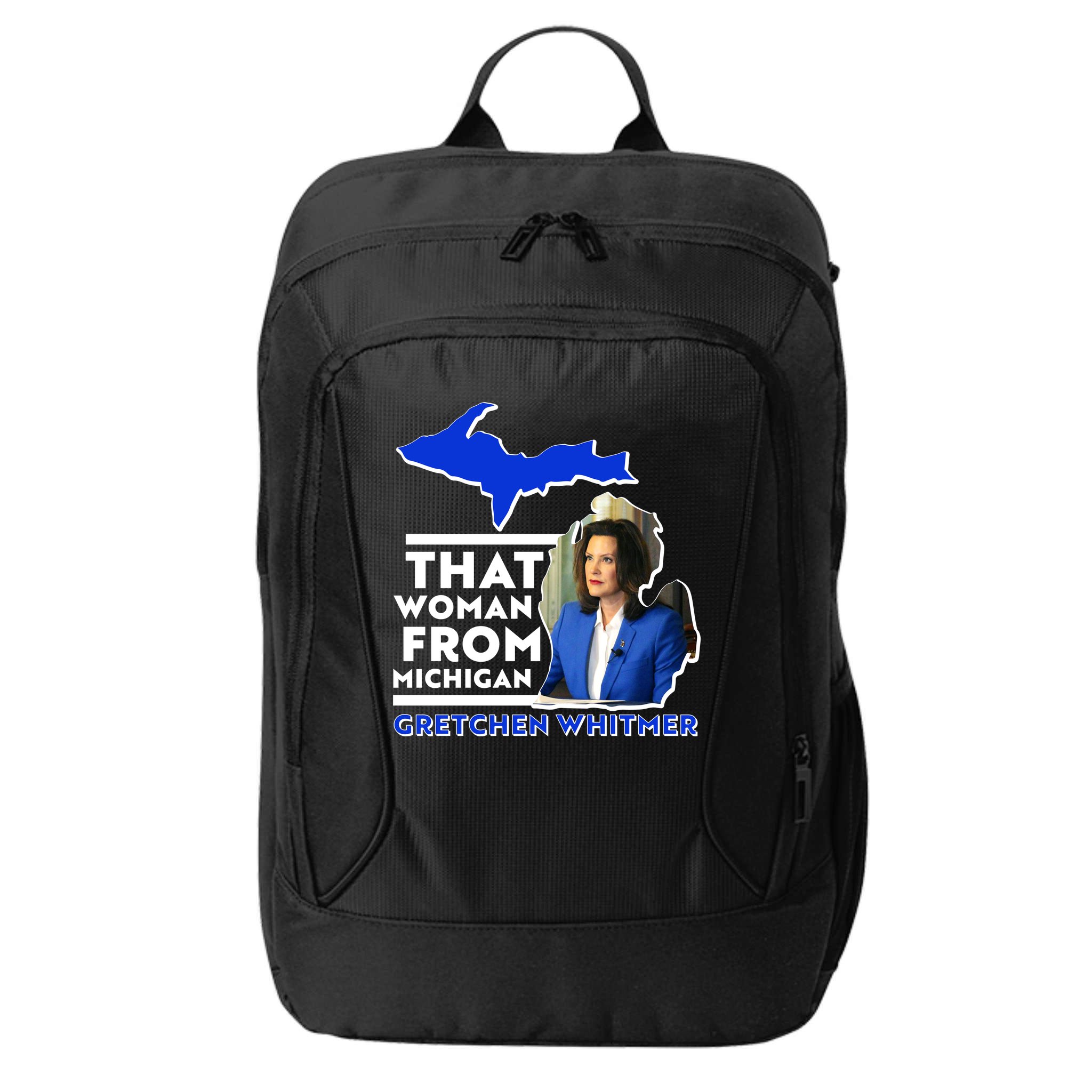 That Woman From Michigan Gretchen Whitmer City Backpack