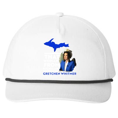 That Woman From Michigan Gretchen Whitmer Snapback Five-Panel Rope Hat