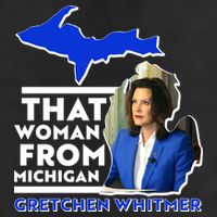 That Woman From Michigan Gretchen Whitmer Adult Drive Performance Visor