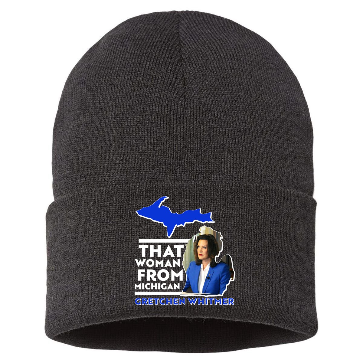 That Woman From Michigan Gretchen Whitmer Sustainable Knit Beanie