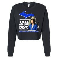 That Woman From Michigan Gretchen Whitmer Cropped Pullover Crew