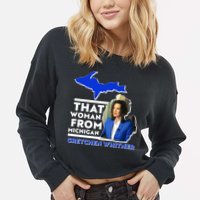 That Woman From Michigan Gretchen Whitmer Cropped Pullover Crew