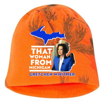 That Woman From Michigan Gretchen Whitmer Kati - Camo Knit Beanie