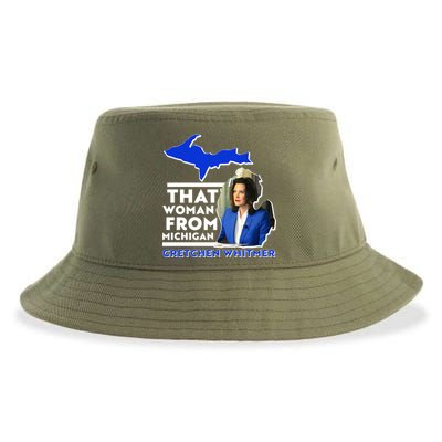 That Woman From Michigan Gretchen Whitmer Sustainable Bucket Hat