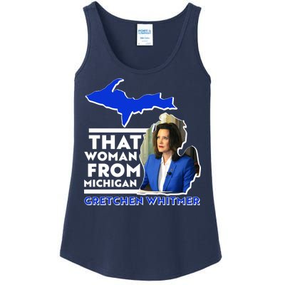 That Woman From Michigan Gretchen Whitmer Ladies Essential Tank