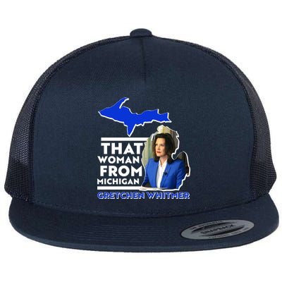 That Woman From Michigan Gretchen Whitmer Flat Bill Trucker Hat