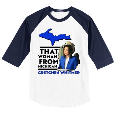 That Woman From Michigan Gretchen Whitmer Baseball Sleeve Shirt