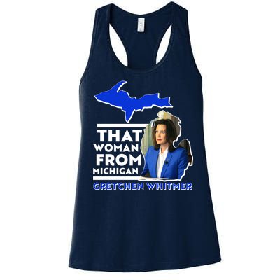 That Woman From Michigan Gretchen Whitmer Women's Racerback Tank