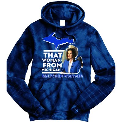 That Woman From Michigan Gretchen Whitmer Tie Dye Hoodie