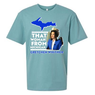 That Woman From Michigan Gretchen Whitmer Sueded Cloud Jersey T-Shirt