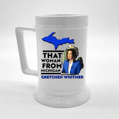 That Woman From Michigan Gretchen Whitmer Beer Stein