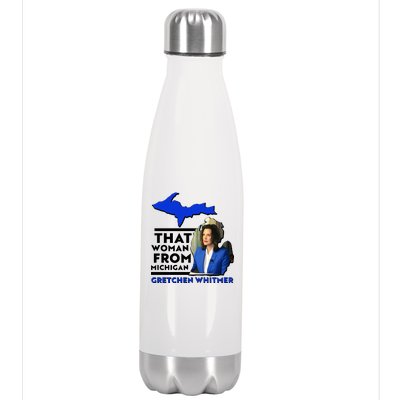 That Woman From Michigan Gretchen Whitmer Stainless Steel Insulated Water Bottle