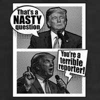 That's A Nasty Question You're A Terrible Reporter Golf Towel
