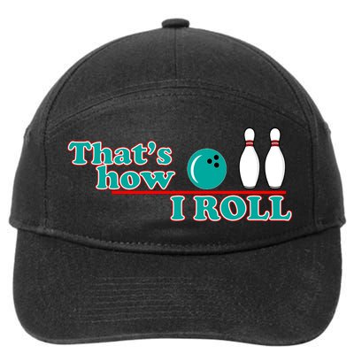 That's How I Roll Bowling 7-Panel Snapback Hat