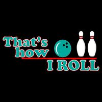 That's How I Roll Bowling 7-Panel Snapback Hat