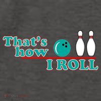 That's How I Roll Bowling Vector Backpack
