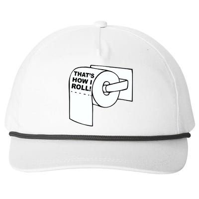 That's How I Roll Toilet Snapback Five-Panel Rope Hat