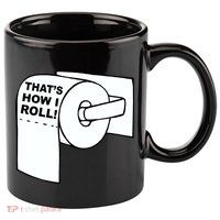 That's How I Roll Toilet 11oz C Handle Ceramic Mug