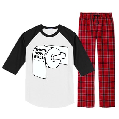 That's How I Roll Toilet Raglan Sleeve Pajama Set