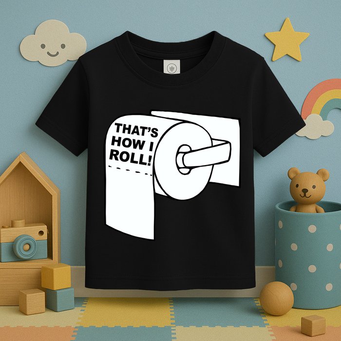 That's How I Roll Toilet Toddler T-Shirt