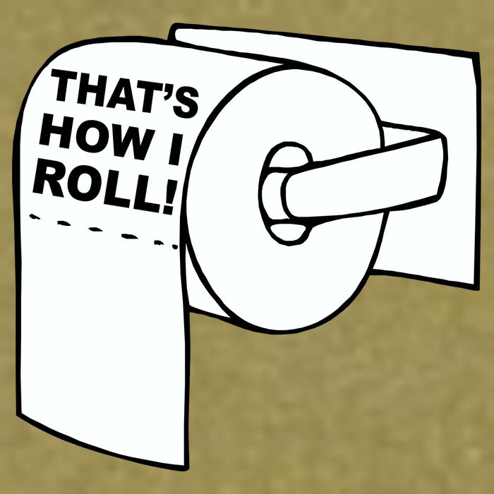 That's How I Roll Toilet Garment-Dyed Women's Muscle Tee