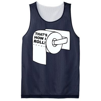 That's How I Roll Toilet Mesh Reversible Basketball Jersey Tank