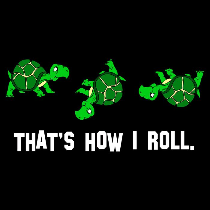 That's How I Roll Turtle Flatbill Hat