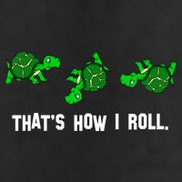 That's How I Roll Turtle Golf Towel