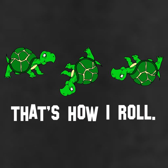 That's How I Roll Turtle Golf Towel
